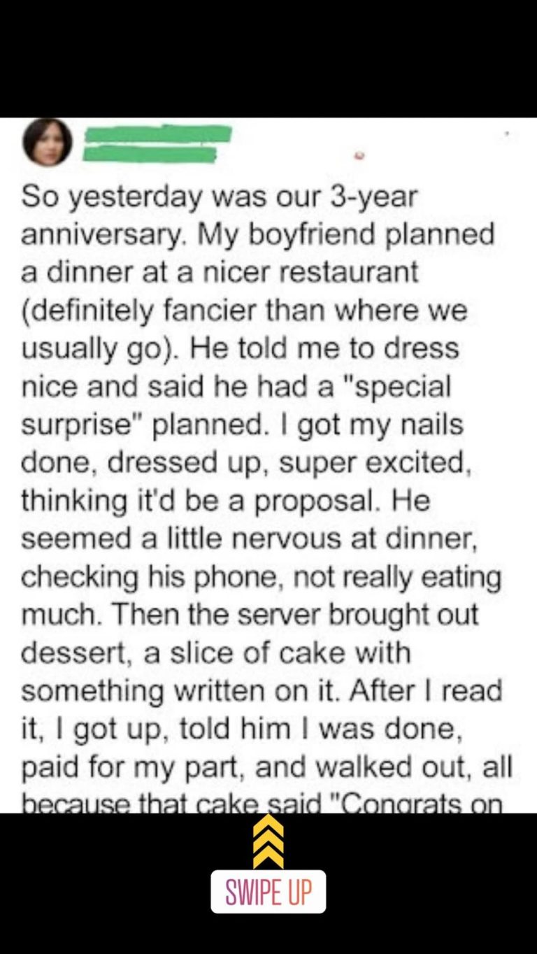 The Message on the Cake Ended My Three-Year Relationship