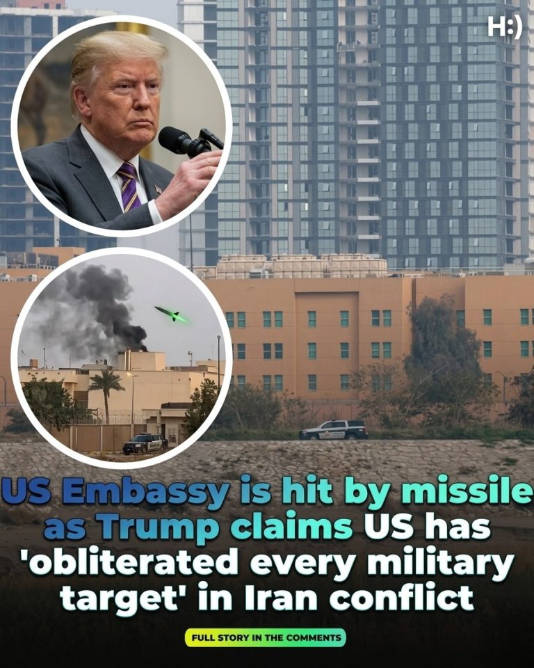 US Embassy Hit by Missile as Trump Claims American Forces
