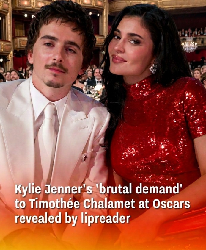 What a Lip Reader Saw Between Jenner and Chalamet at the Oscars