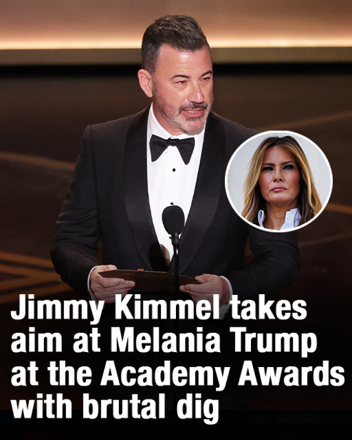 Jimmy Kimmel makes brutal dig at Melania Trump at the Oscars