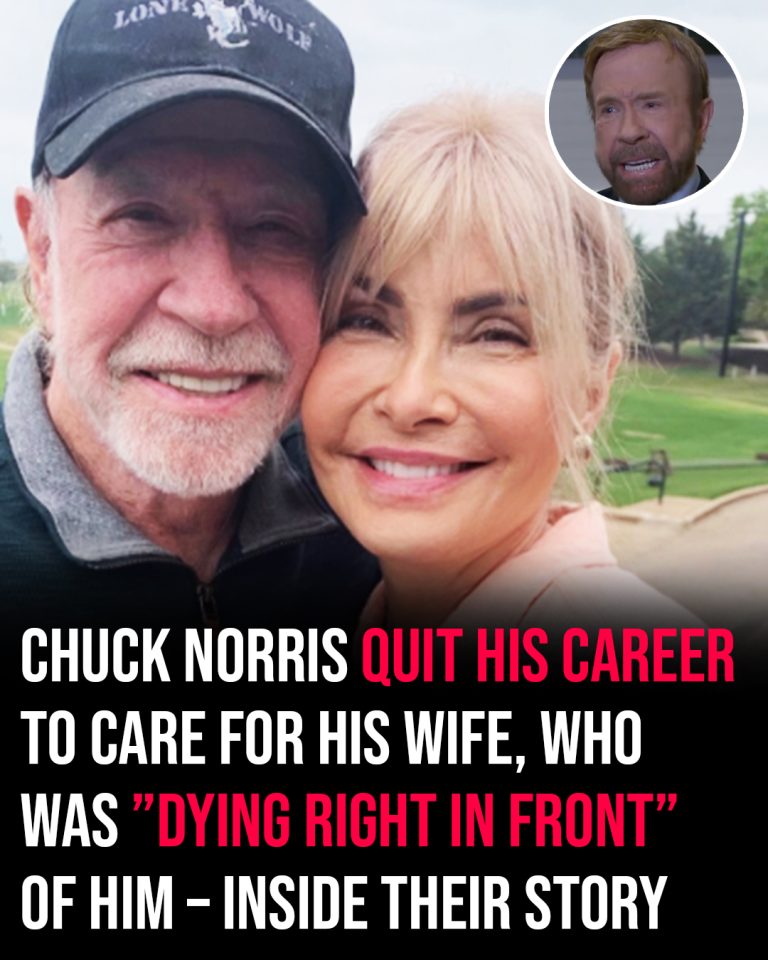 Chuck Norris gave up his entire career to care for his sick wife, who was ”dying right in front of him”