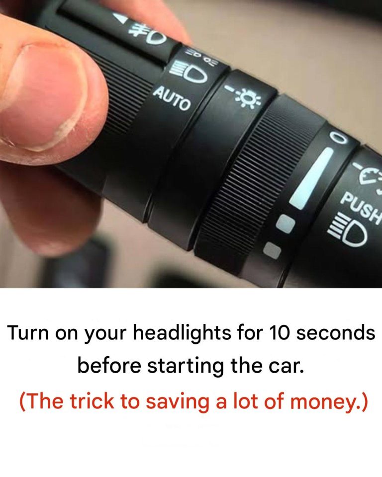 Why you should turn on your car’s headlights 10 seconds before starting the car