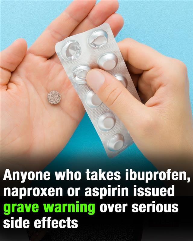 Doctor warns of serious risks linked to ibuprofen, naproxen, and aspirin