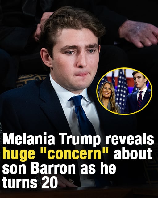 Melania Trump reveals huge “concern” about son Barron as he turns 20