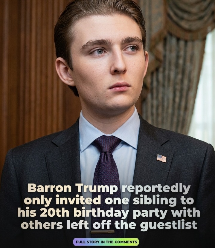 Barron Trump Reportedly Invites Only One Sibling To His 20th Birthday Party
