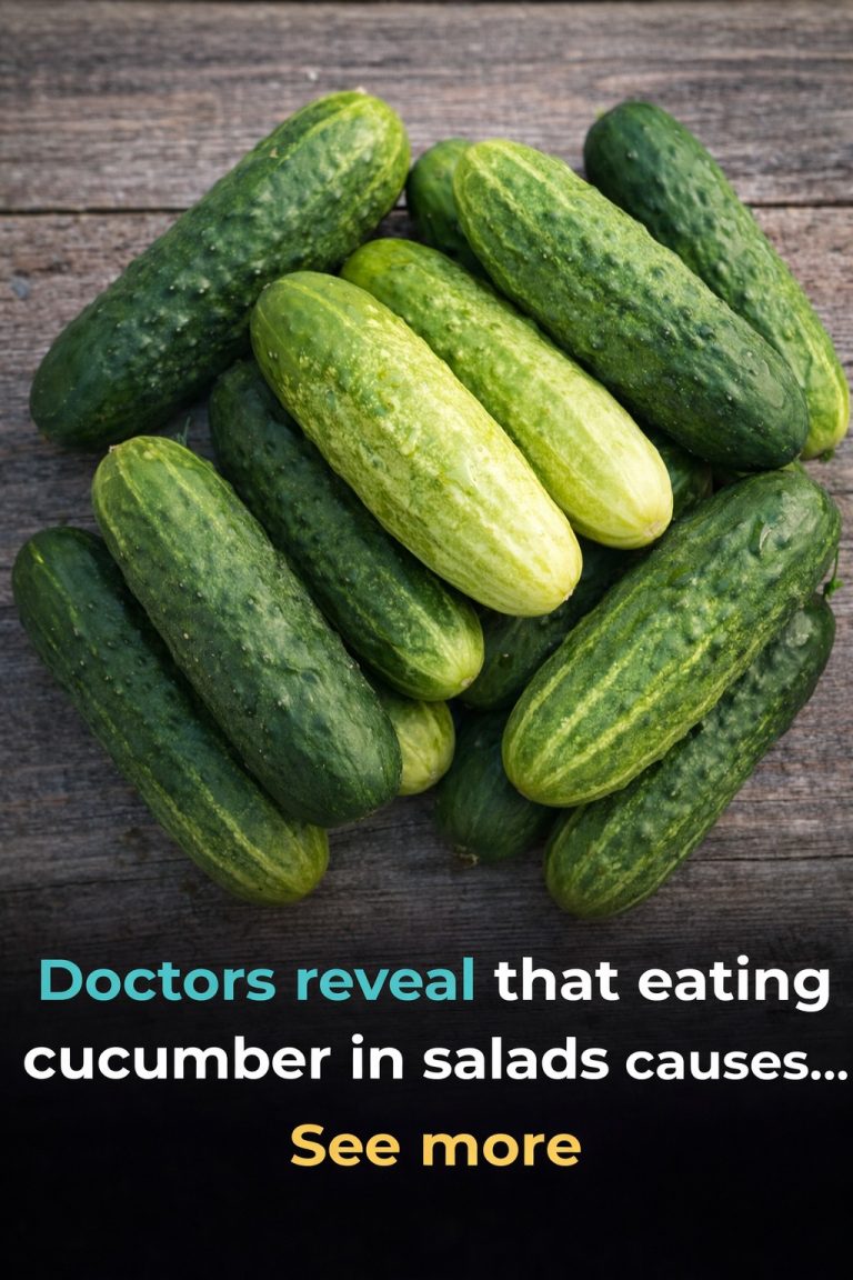 Doctors reveal that eating cucumber in salads causes