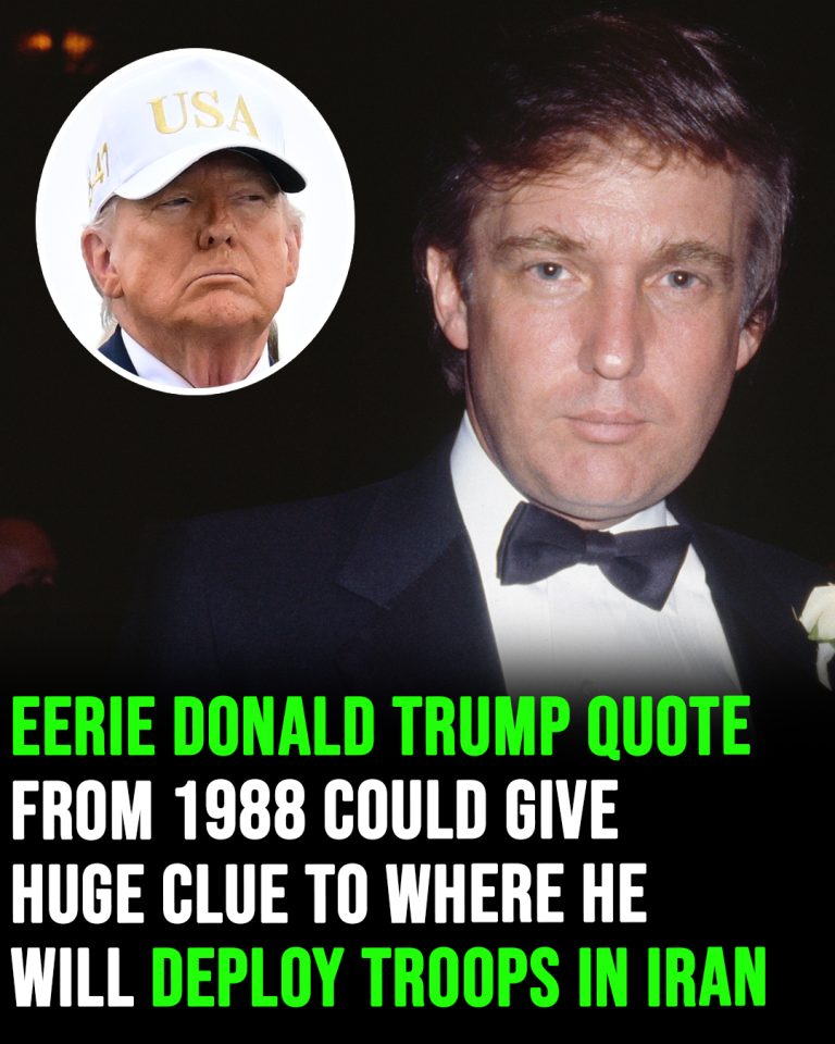 Eeerie Donald Trump quote from 1988 could give huge clue to where he will deploy troops in Iran