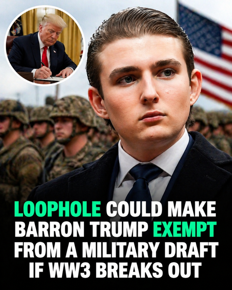 Why Some People Think Barron Trump Could Avoid a Military Draft