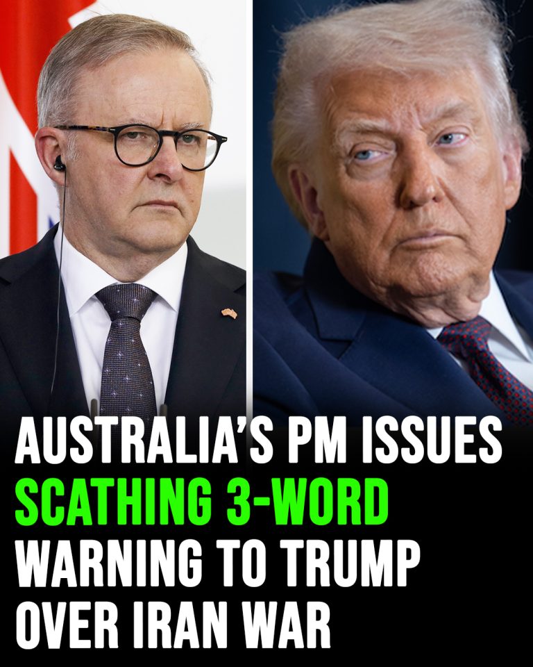 Australia’s PM issues scathing three-word warning to Trump over Iran war