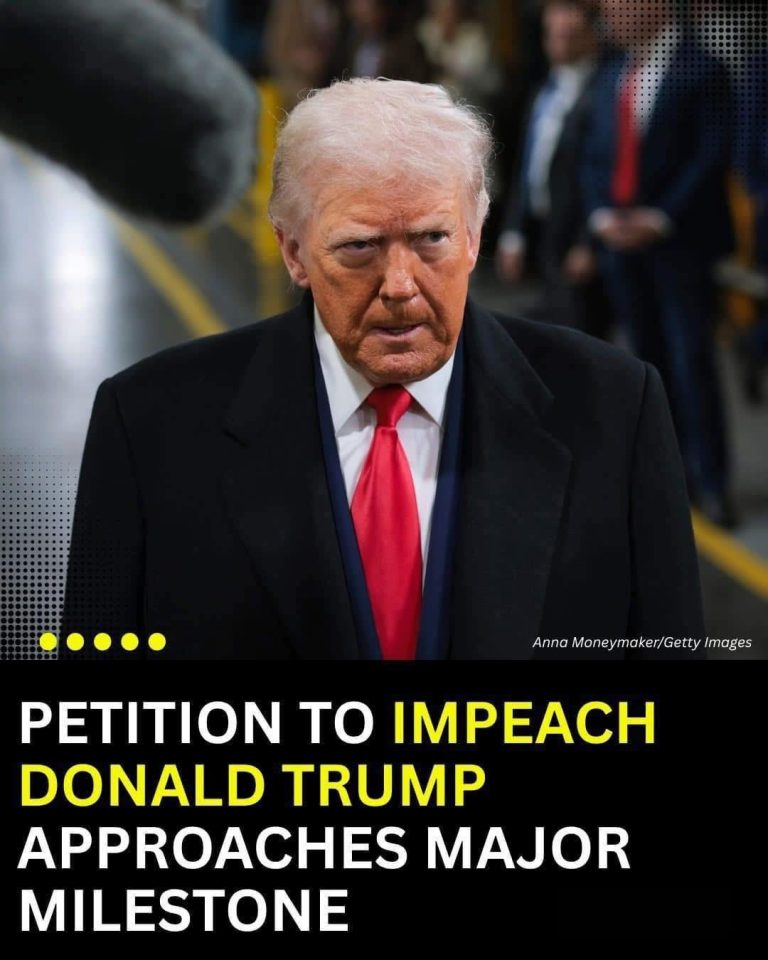 A petition calling for the impeachment of President Donald Trump