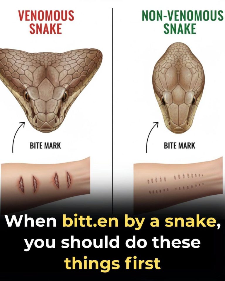 If you’re bitten by a snake, here’s what you should do immediately