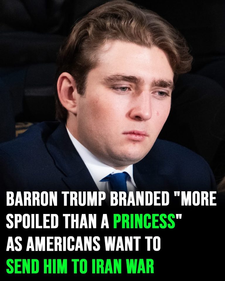Barron Trump branded “more spoiled than a princess” as Americans want to send him to Iran war