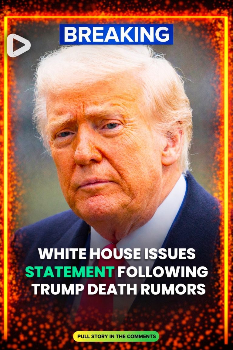 White House Speaks Out Following Donald Trump Death Rumors