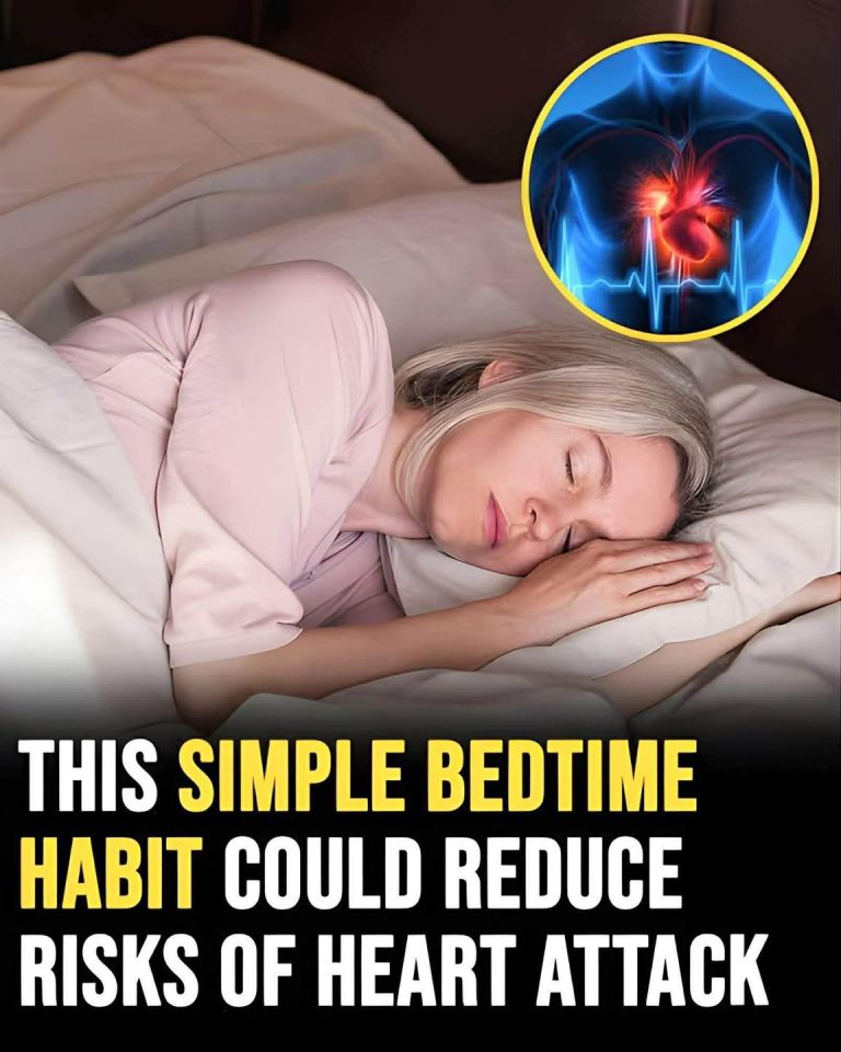 This simple bedtime habit could reduce risks of heart attack