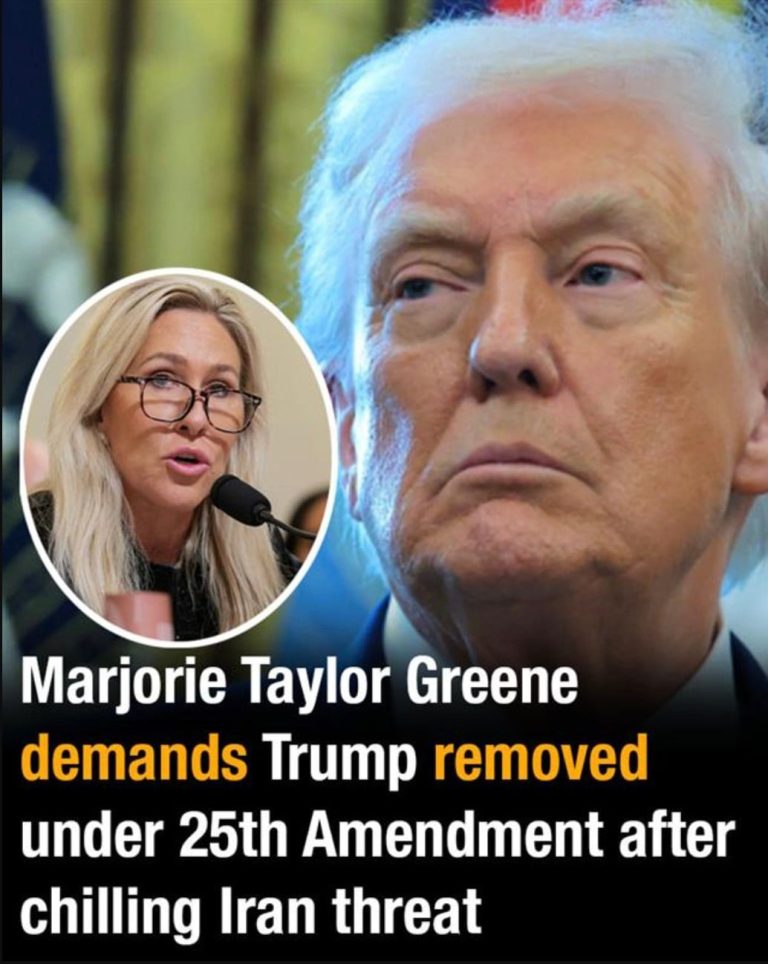 Marjorie Taylor Greene demands Trump removed under 25th Amendment after chilling Iran threat