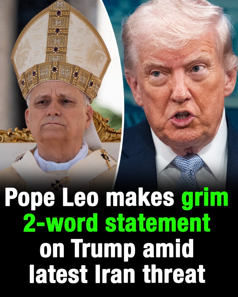 Pope Leo makes grim 2-word statement on Donald Trump amid horrifying Iran threat