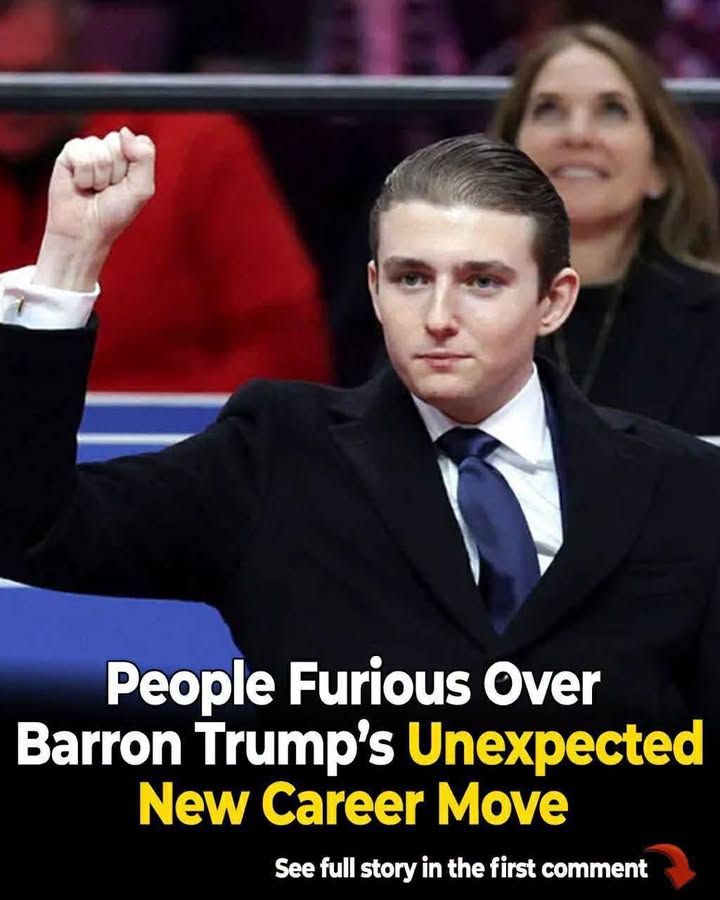 Barron Trump announces