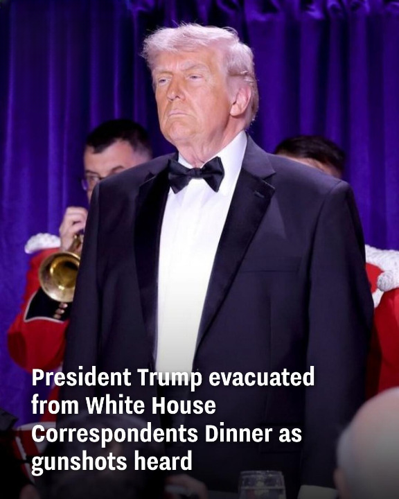 President Trump evacuated