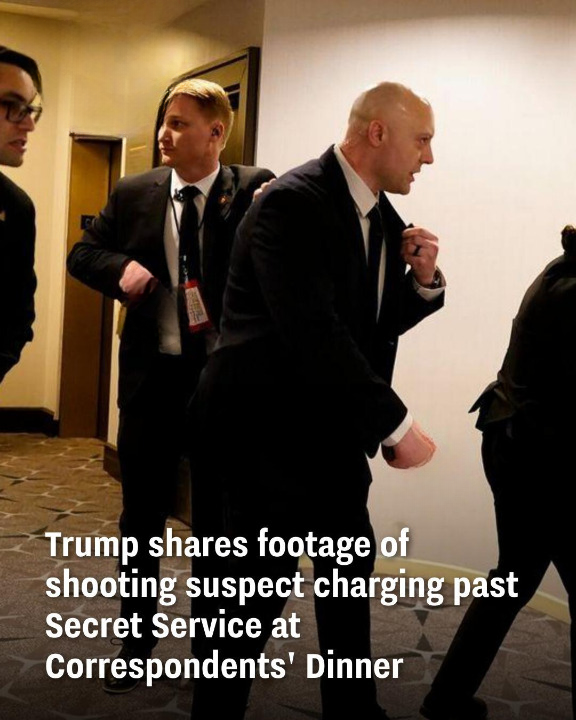 Trump shares footage