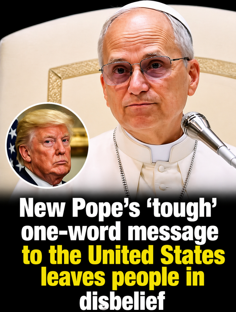 Pope’s one-word message to the United States goes viral