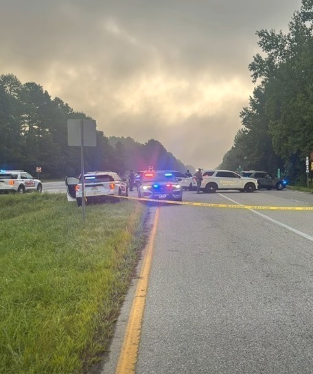 Police are urging everyone to stay away