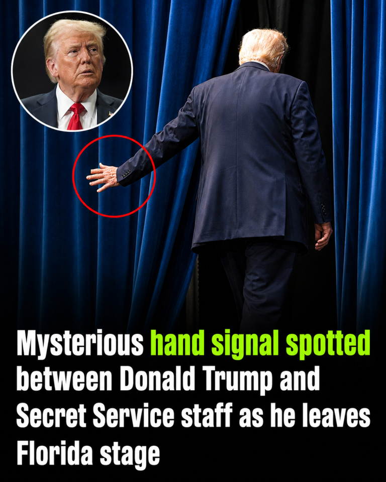 Trump’s Mystery Stage Signal