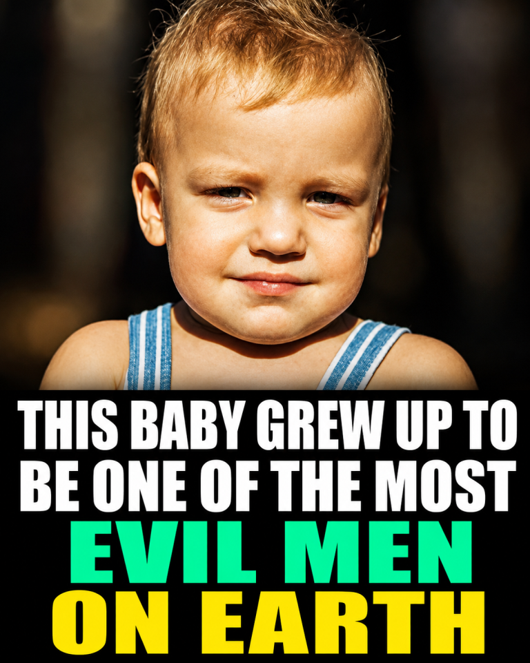 This baby grew up to be one of the most evil men on earth