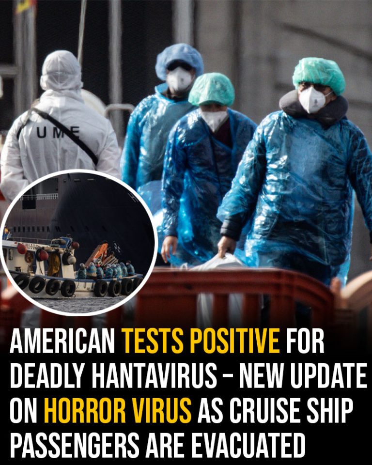 American tests positive