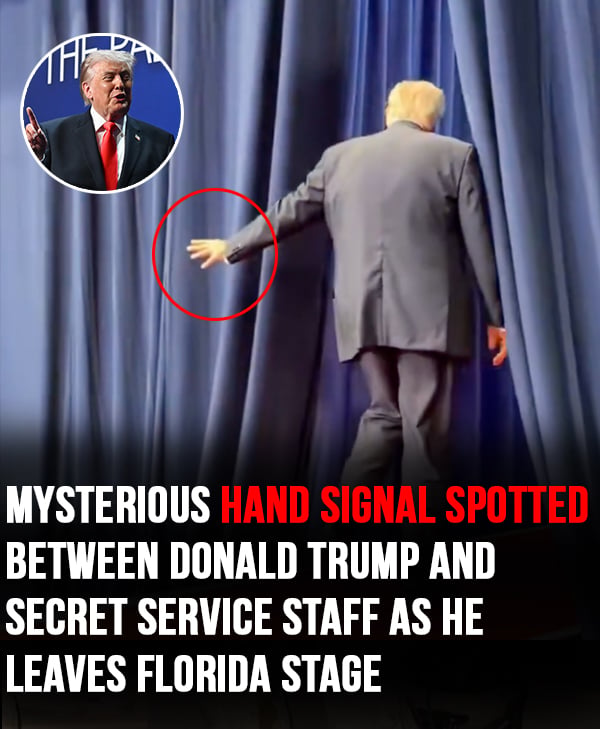 Mysterious hand signal