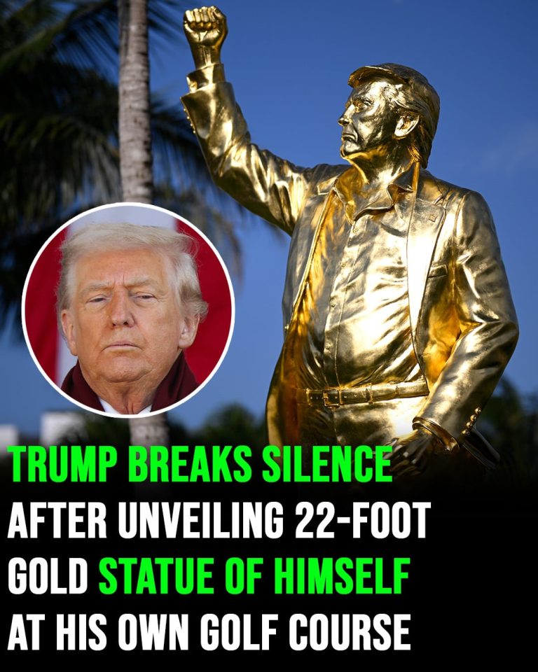 Trump breaks silence
