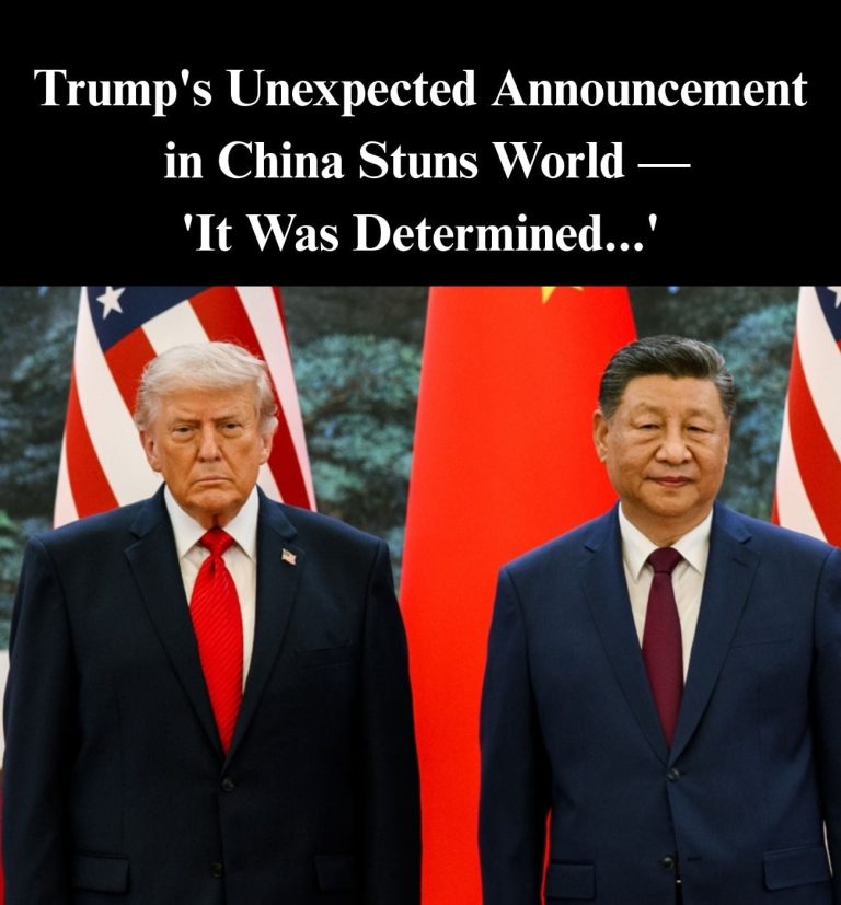 Trump Announces Xi White
