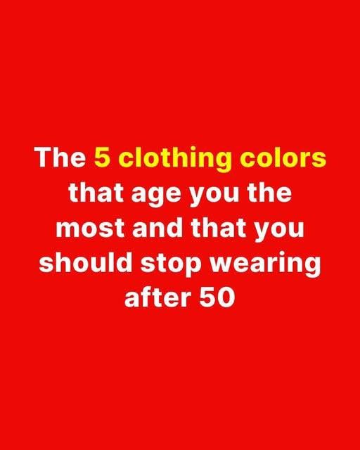 Fashion Tips: Colors That