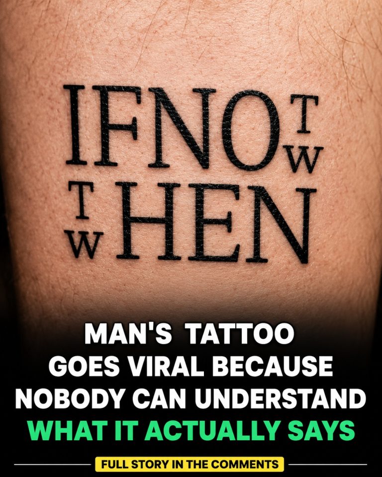 Man’s Tattoo Goes Viral