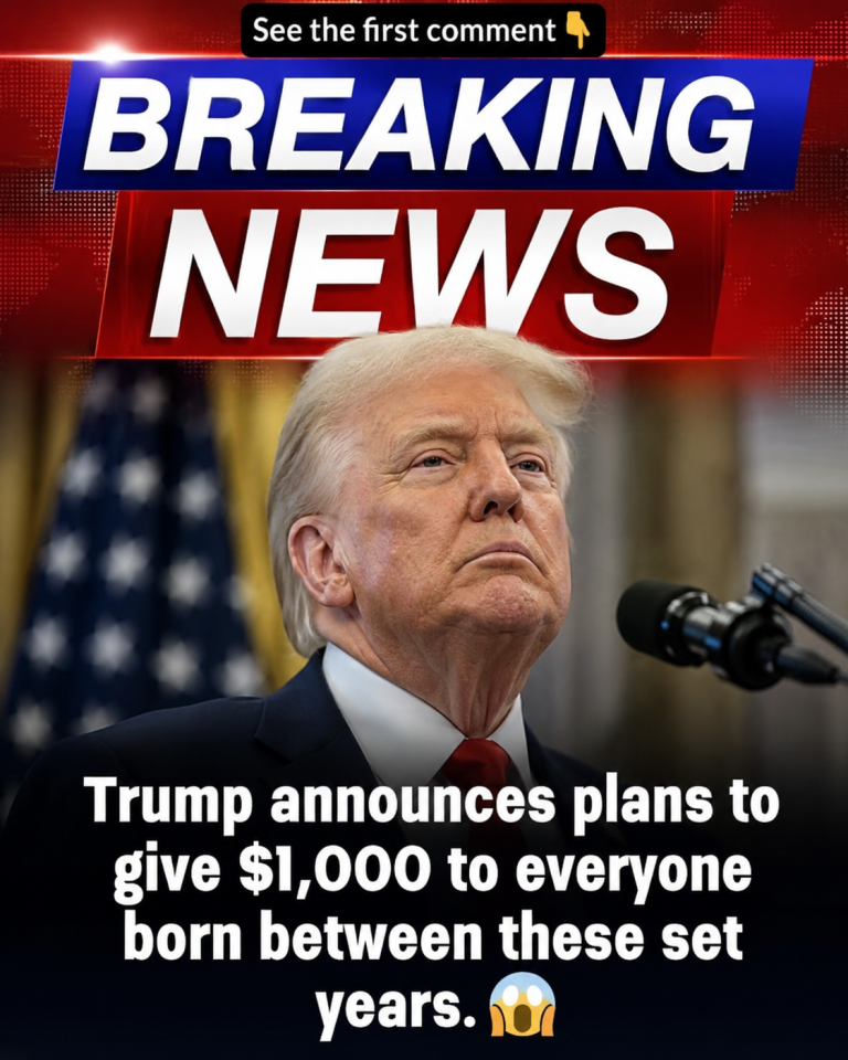 A $1,000 Surprise from Trump—Check If Your Birth Year Is on the List