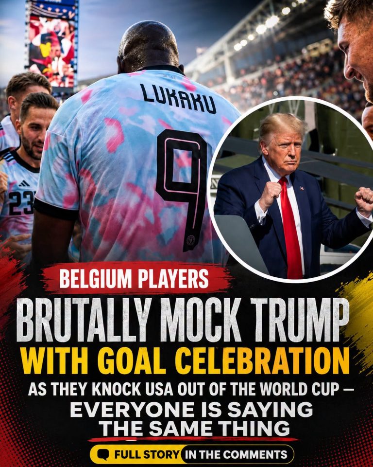 Belgium players mock Trump